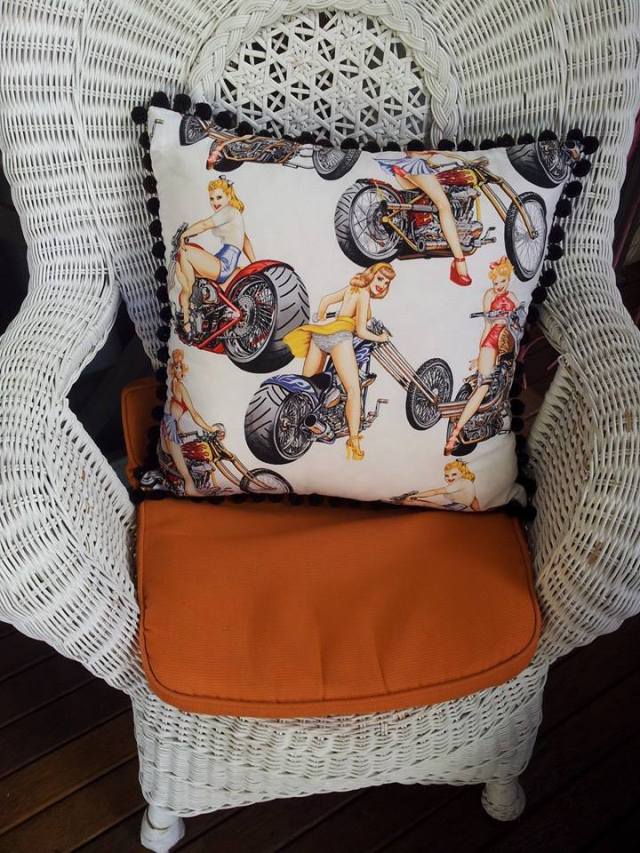 Motor Cycle Chicks White