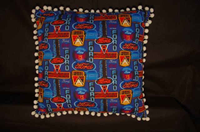 Ford Badges on Retro Cushions