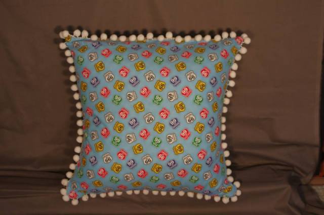 Route 66 Blue Retro Cusions